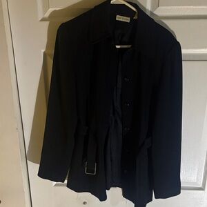 Ann Taylor Women's black Trench Coat